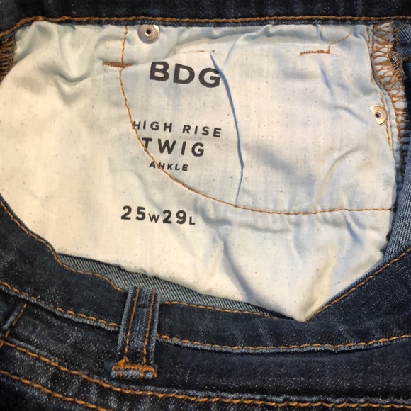 BDG High Rise Twig Ankle Skinny Jeans Size 27 - Picture 4 of 4